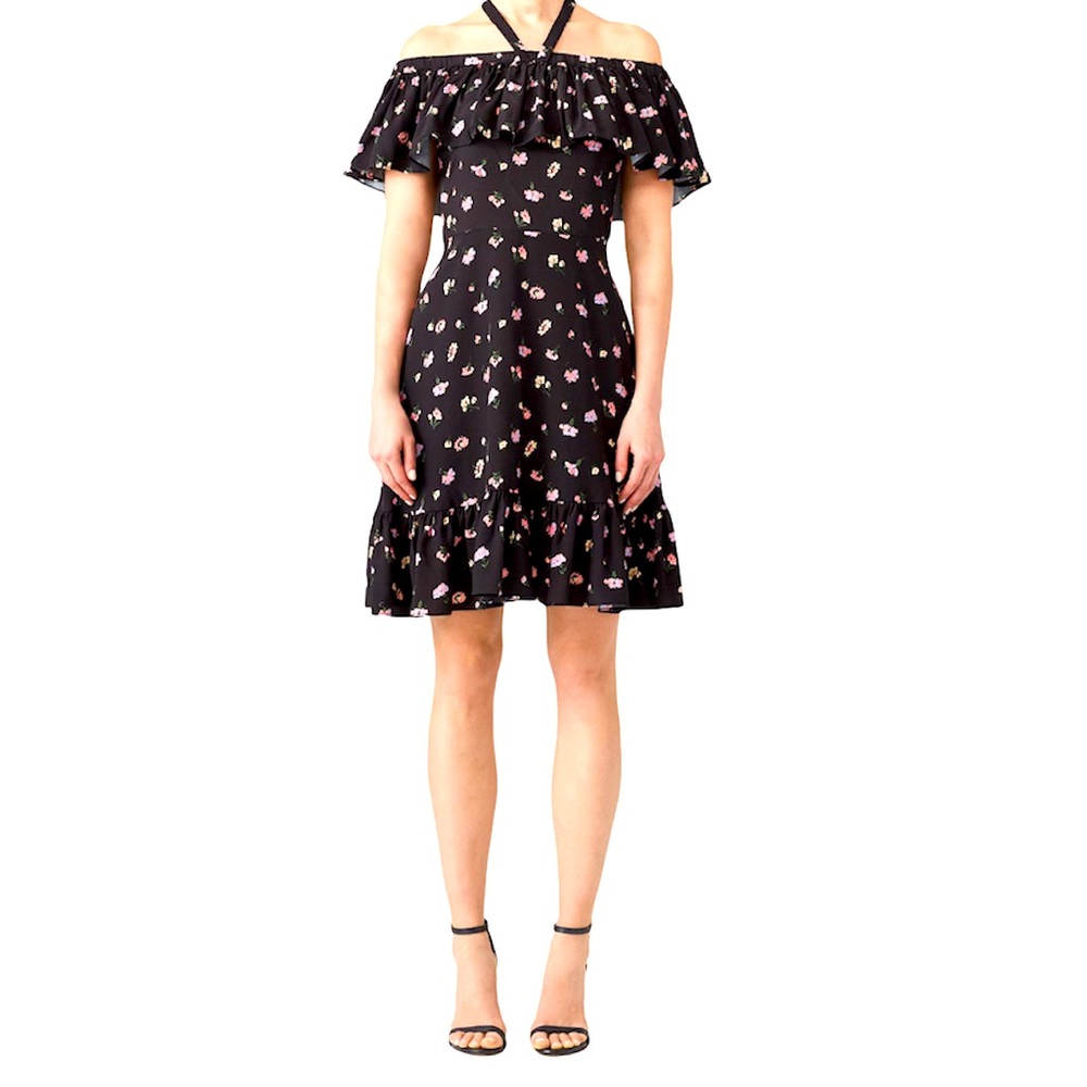 JILL JILL STUART LAURA OFF SHOULER BLACK SIZE 4